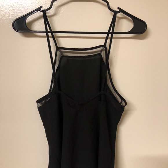 Black mesh tank top - Picture 3 of 4